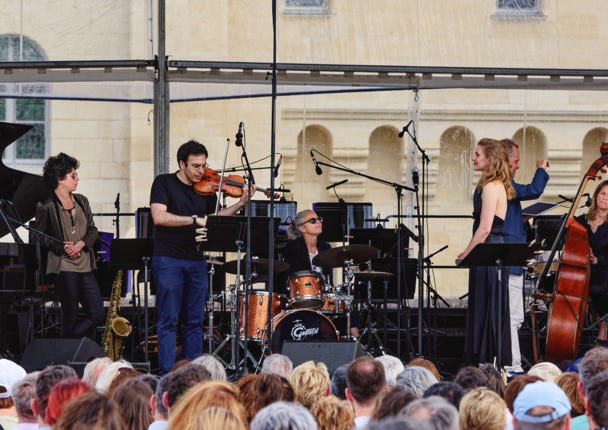 Thomas Lefort 2024, violoniste, avec Marie Oppert, chanteuse