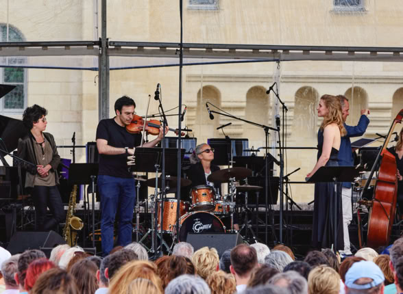 Thomas Lefort 2024, violoniste, avec Marie Oppert, chanteuse