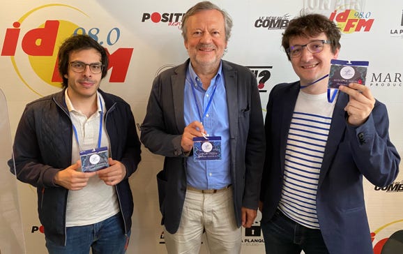 Thomas Lefort, Christophe Gravereaux & Thomas Lavoine sur iDFM Radio d'Enghien