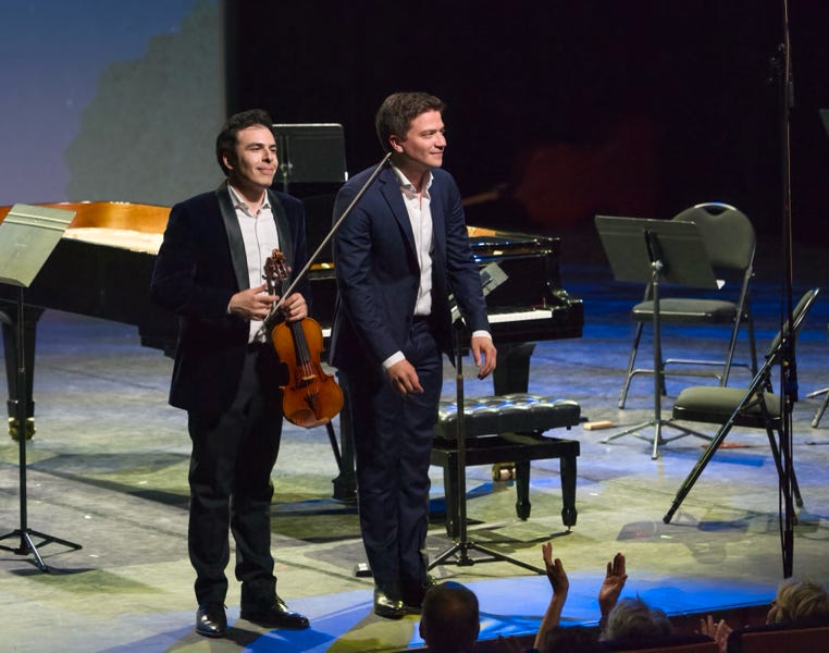 Thomas Lefort 2024, violoniste, avec Sélim Mazari, pianiste
