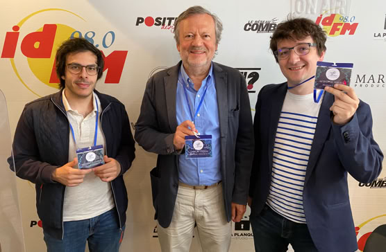 Thomas Lefort, Christophe Gravereaux & Thomas Lavoine sur iDFM Radio d'Enghien
